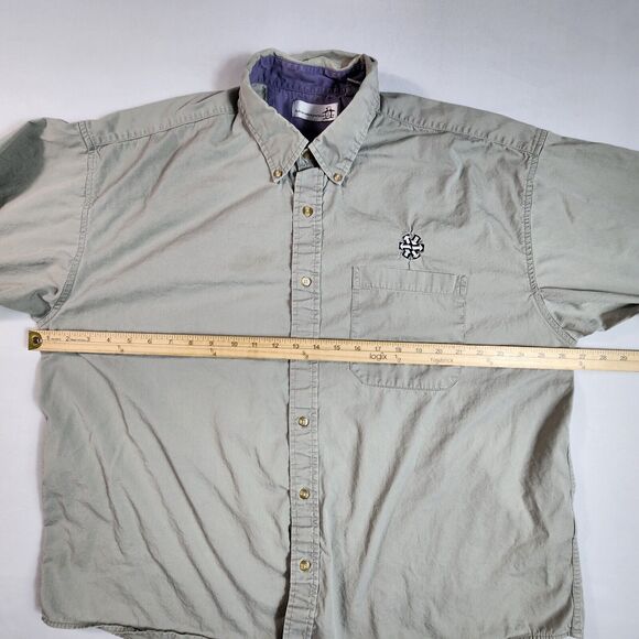 Munsingwear Long Sleeve Button Up Shirt Collared Mens Size XL - Picture 4 of 9